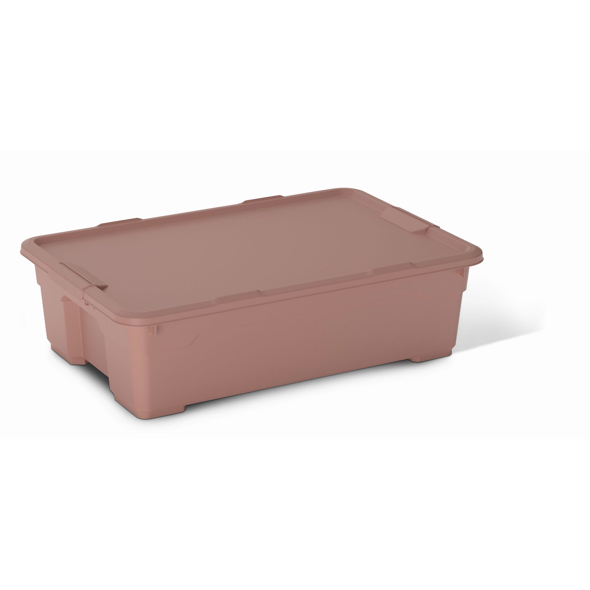 Rosa Aufbewahrungsbox mit Deckel