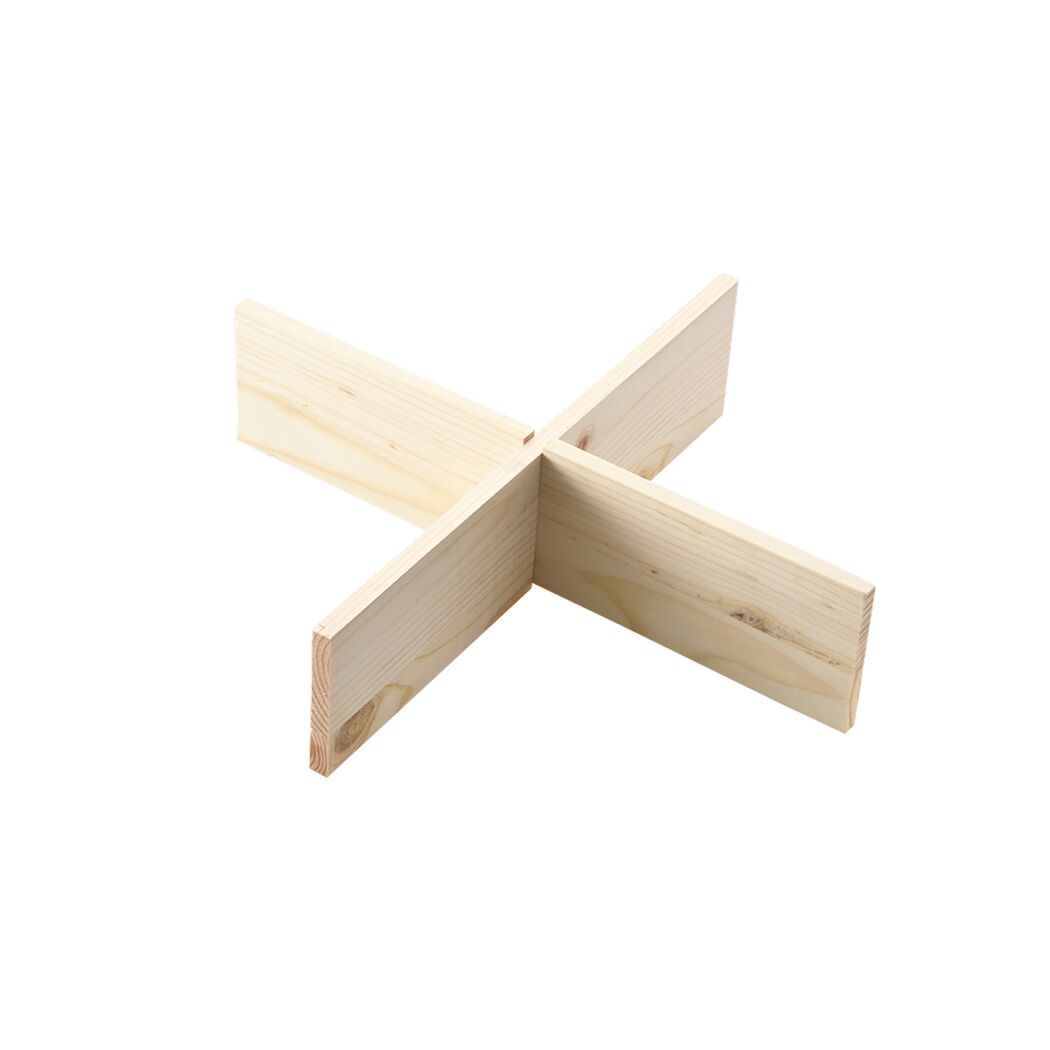 Fachtrenner für Alzweckkisten FSC®-zertifiziertes Kiefernholz 17 x 6,5 x 27 cm