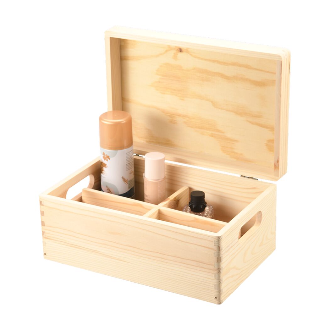 Fachtrenner für Alzweckkisten FSC®-zertifiziertes Kiefernholz 17 x 6,5 x 27 cm