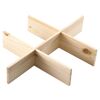 Fachtrenner für Alzweckkisten FSC®-zertifiziertes Kiefernholz 27 x 6,5 x 37 cm