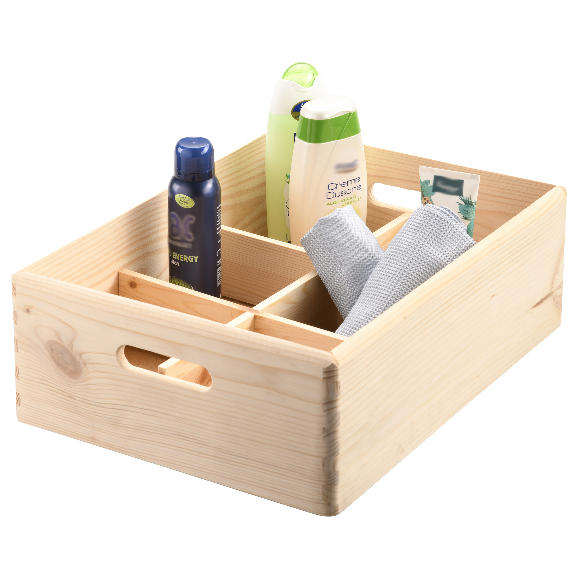 Fachtrenner für Alzweckkisten FSC®-zertifiziertes Kiefernholz 27 x 6,5 x 37 cm