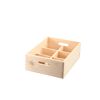 Fachtrenner für Alzweckkisten FSC®-zertifiziertes Kiefernholz 27 x 6,5 x 37 cm