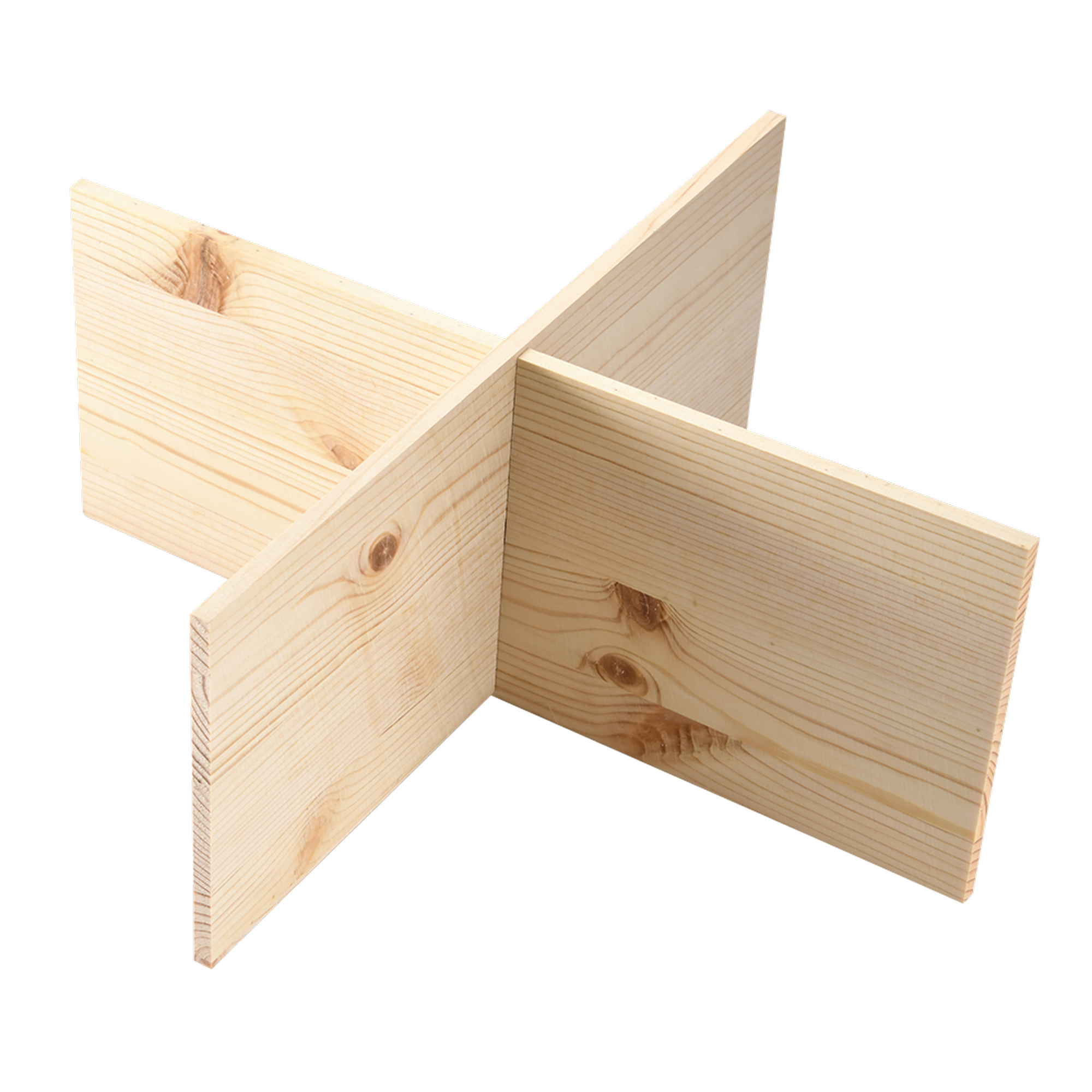 Fachtrenner für Alzweckkisten FSC®-zertifiziertes Kiefernholz 27 x 15 x 37 cm
