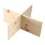 Fachtrenner für Alzweckkisten FSC®-zertifiziertes Kiefernholz 27 x 15 x 37 cm