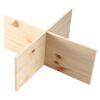 Fachtrenner für Alzweckkisten FSC®-zertifiziertes Kiefernholz 27 x 15 x 37 cm