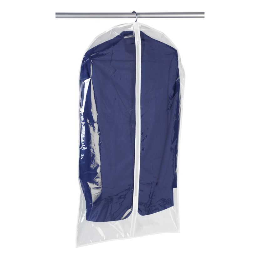 Blauer Blazer in Kleidersack