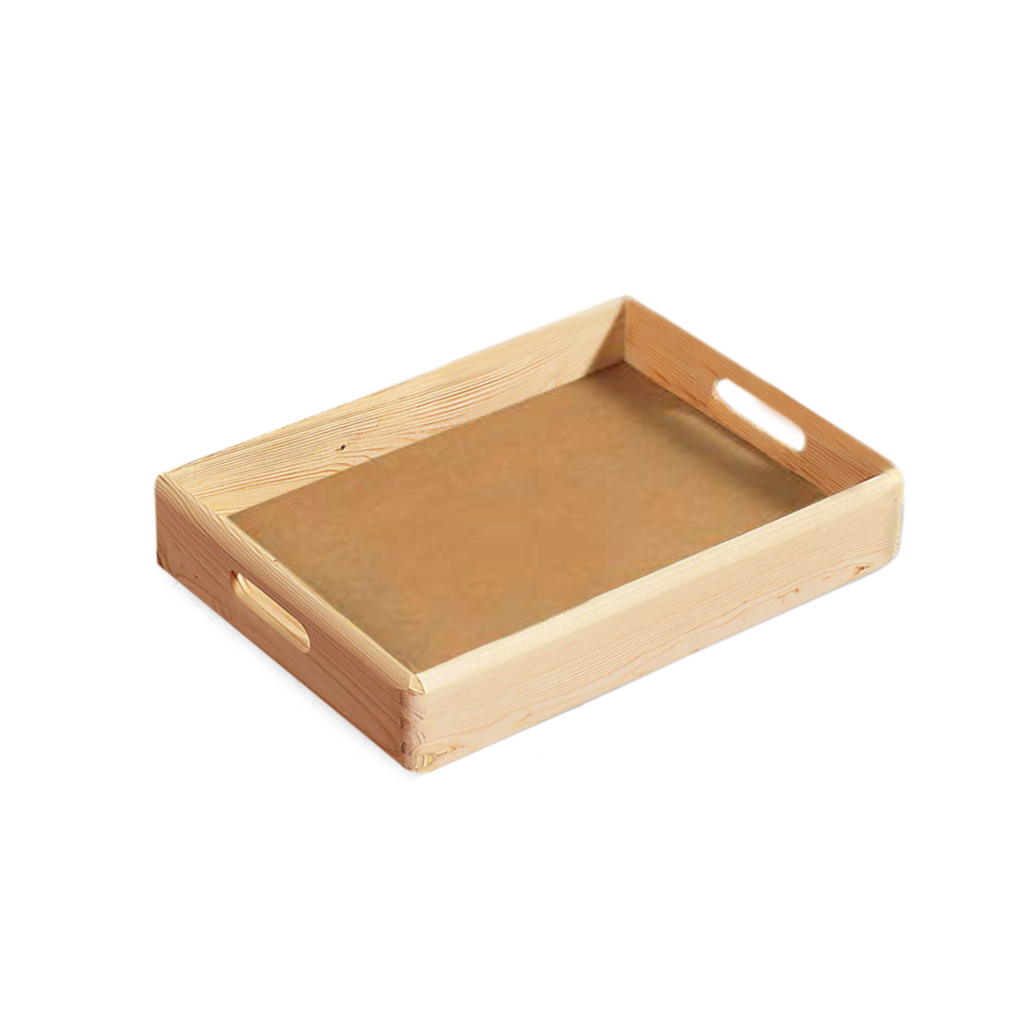 Allzweckkiste mit Stapelleiste FSC-zertifiziertes Kiefernholz 40 x 30 x 7 cm