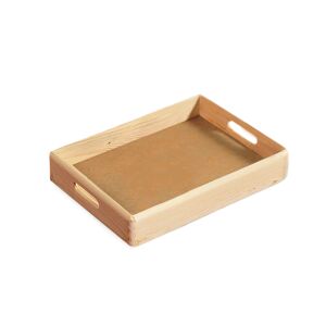 Allzweckkiste mit Stapelleiste FSC-zertifiziertes Kiefernholz 40 x 30 x 7 cm