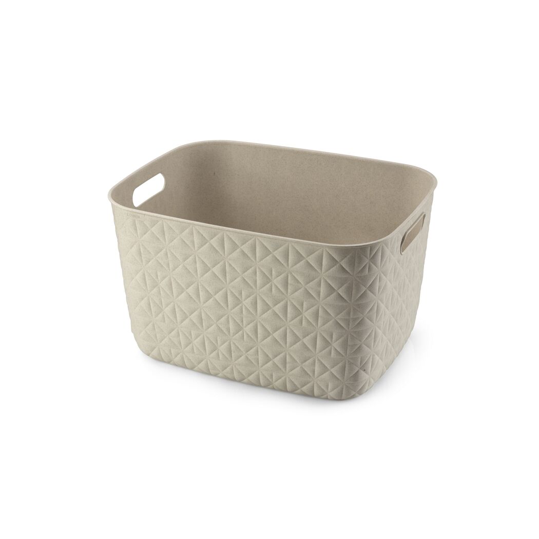 Aufbewahrungskorb 'Softex' creme Gr. L 37,9 x 29,2 x 22,1 cm