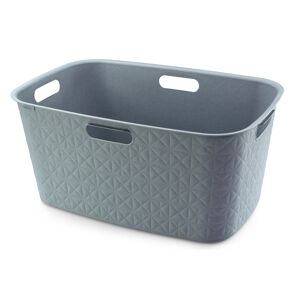 Wäschekorb 'Softex' blau 45 l 57 x 37 x 27 cm