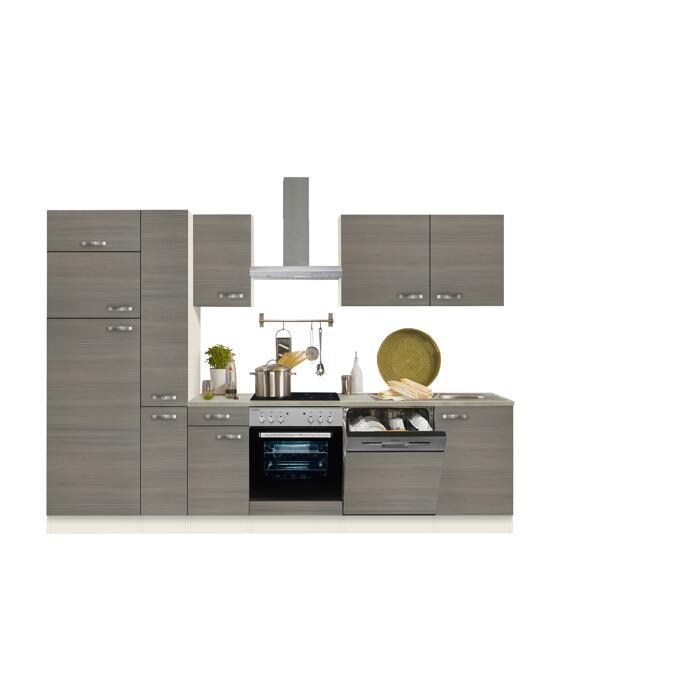 Kuchenzeile Mit E Geraten Vigo Kpvg Tm3022ec 9 Pinie Nougat Champagner 300 Cm ǀ Toom Baumarkt