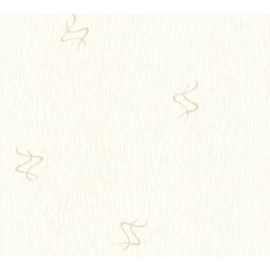 Papiertapete 'Simply White' weiß 0,53 x 10,05 m