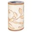 Beige-braune Vlies-Borte "Cappuccino" mit Rankenmuster