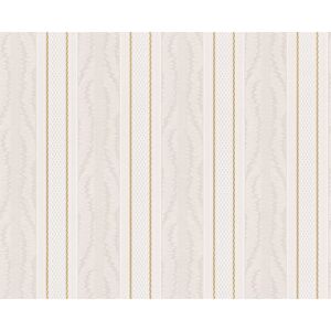 Strukturprofiltapete "Concerto 3" Streifen beige 10,05 x 0,53 m