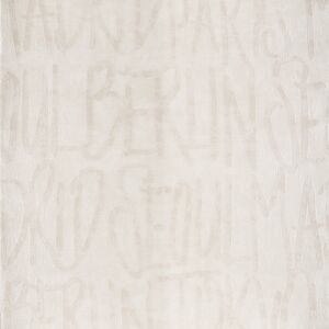 Vliestapete 10,05 x 0,53 m Schrift beige