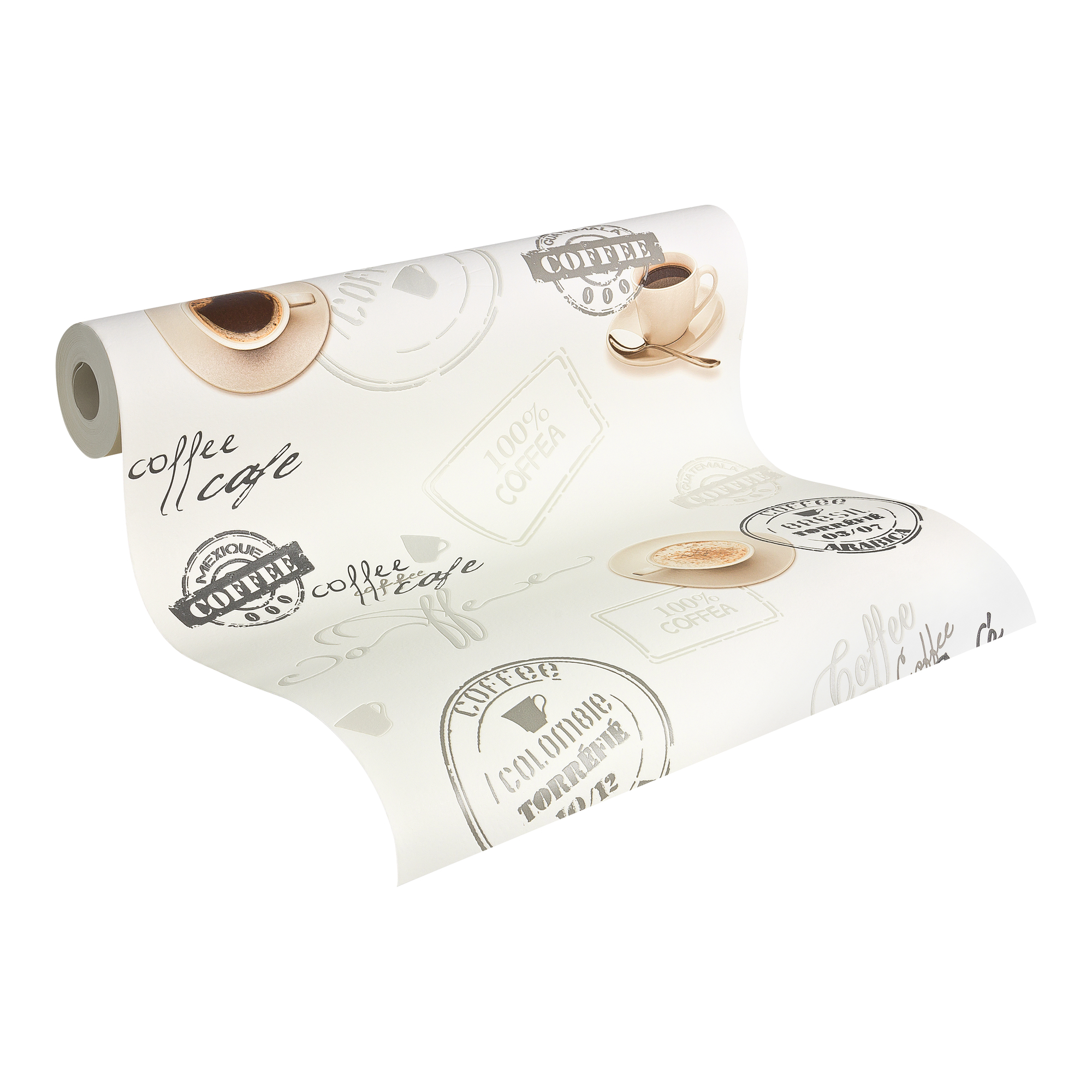 Papiertapete 'Il Decoro' Coffee beige 0,53 x 10,05 m