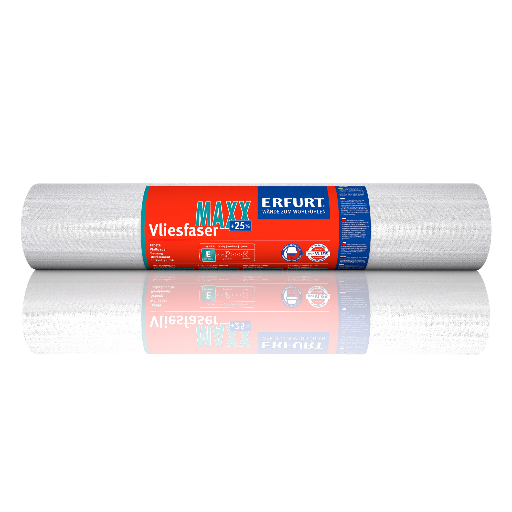 Vliestapete 'Maxx Economy Flax 100' weiß 0,53 x 12,5 m + product picture