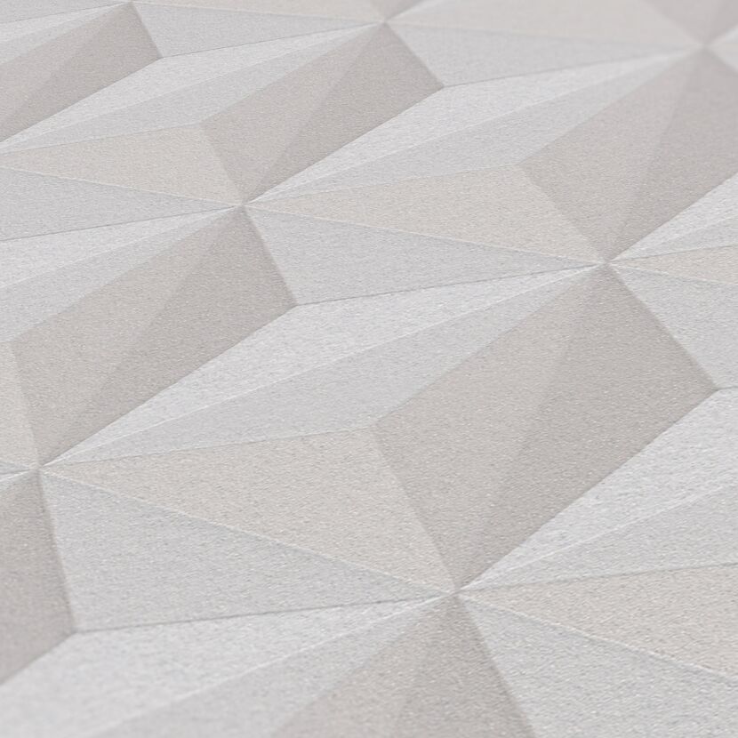 Weißes geometrisches Muster