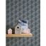 Graue Tapete mit geometrischem Muster