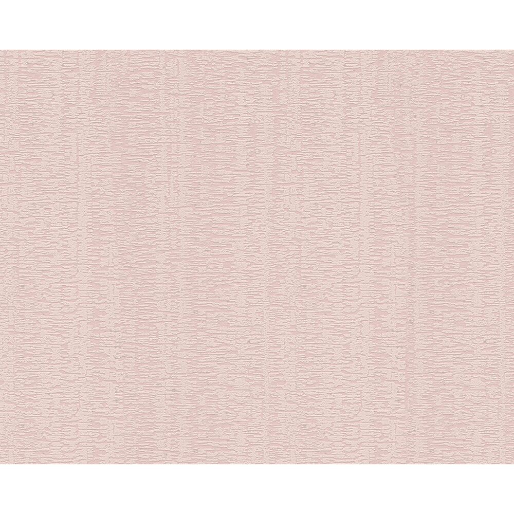 Rosa Vliestapete mit feiner Struktur