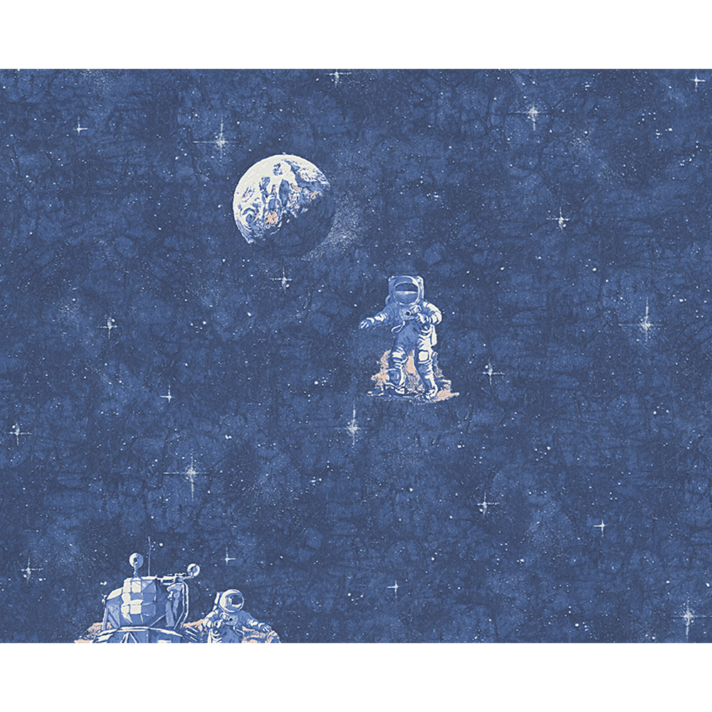 Papiertapete "Boys & Girls 5" Astronaut blau 10,05 x 0,53 m + product picture