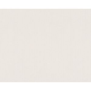 Vliestapete 'Brigitte 5' Uni weiß 10,05 x 0,53 m