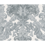 Verkleinertes Bild von Vliestapete "Burlesque" Ornamente blau/grau/weiß 10,05 x 0,53 m