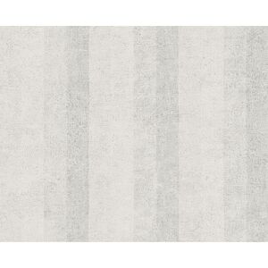 Vliestapete "Burlesque" Streifen weiß 10,05 x 0,53 m