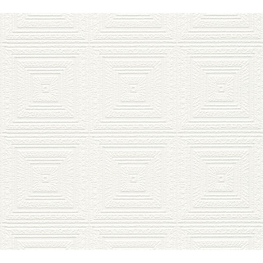Weißes Deckenpapier mit geometrischem Muster