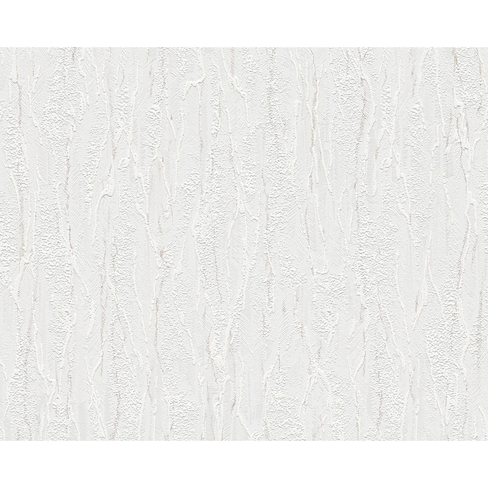 Strukturprofiltapete Uni weiß 10,05 x 0,53 + product picture