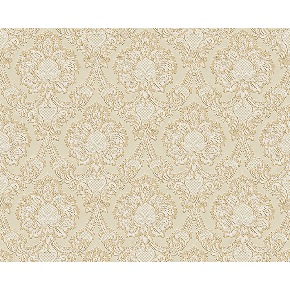Papiertapete "Concerto 2" Ornamente beige metallic 10,05 x 0,53 m + product picture