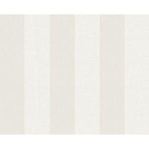 Vliestapete "Liberté" Streifen beige/weiß 10,05 x 0,53 m