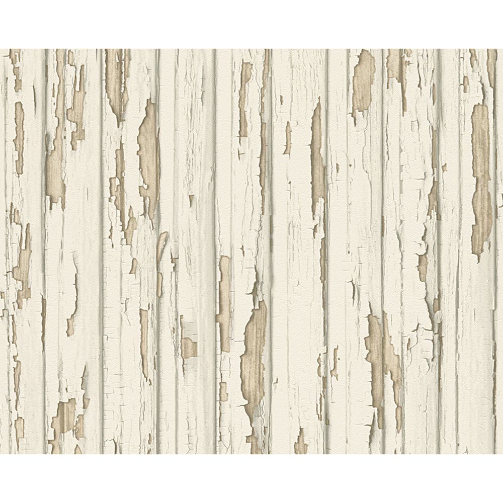 Vliestapete "Dekora Natur 6" Holzbretter beige/creme/weiß 10,05 x 0,53 m + product picture