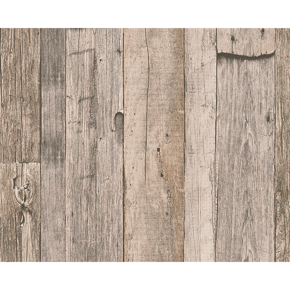 Vliestapete "Dekora Natur 6" Holz-Optik beige/creme/schwarz 10,05 x 0,53 m + product picture