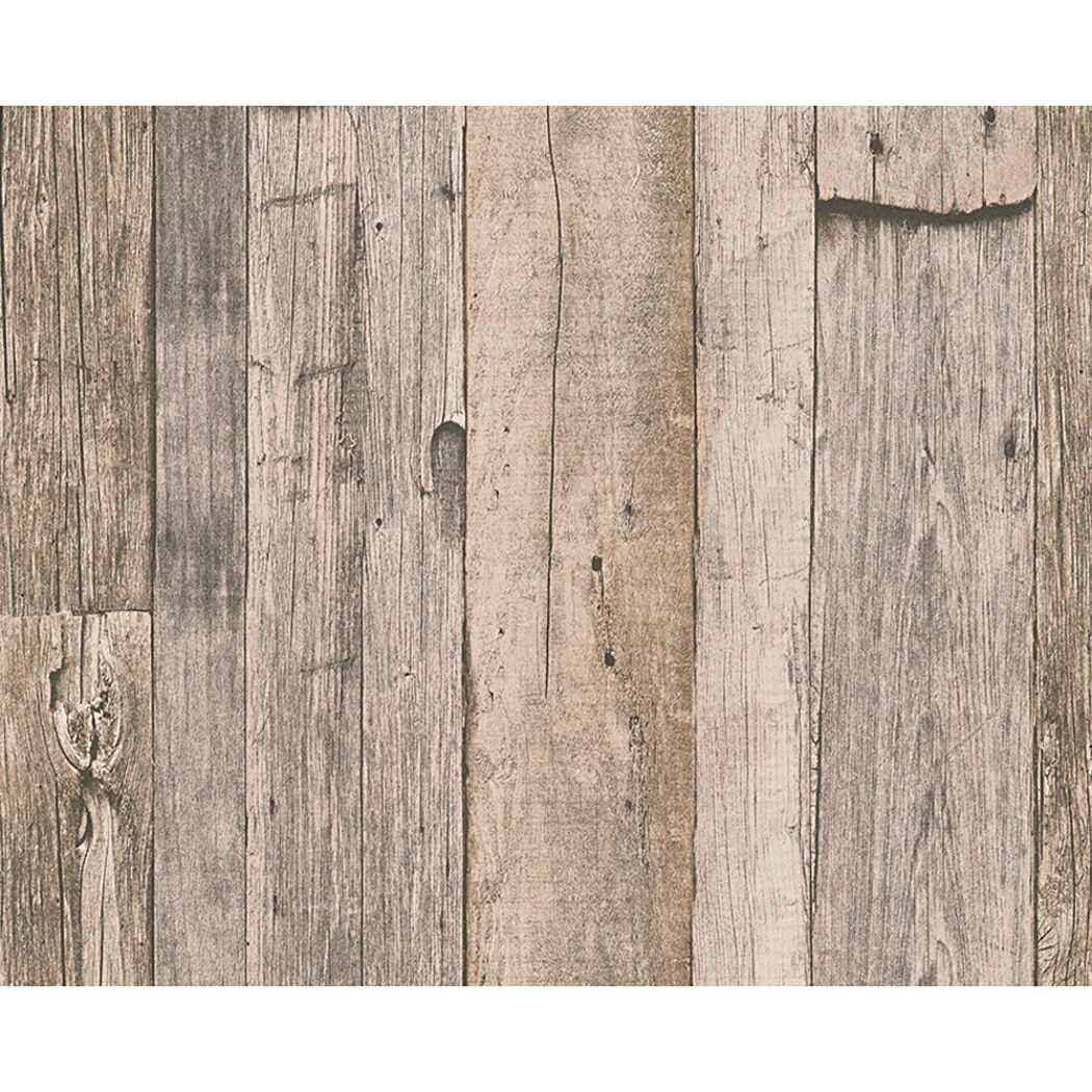 Rustikale Holzbretter in Beige und Grau