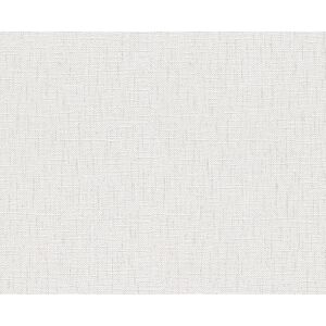 Papiertapete "Einzelblatt 2003" Textil grau/weiß 10,05 x 0,53 m
