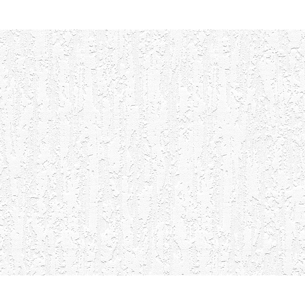 Strukturprofiltapete "Einzelblatt 2005" Uni weiß 10,05 x 0,53 m + product picture