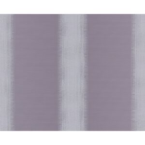 Vliestapete 'Esprit 8' Streifen grau metallic/lila 10,05 x 0,53 m