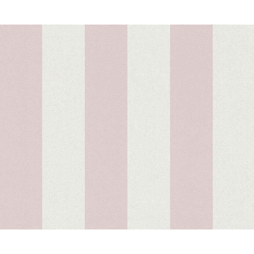 Vertikale Streifen Weiß und Rosa