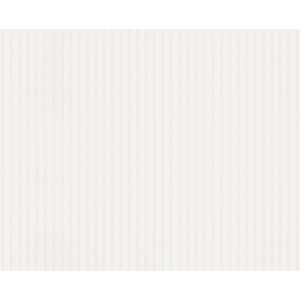 Vliestapete "Flock 3" Streifen beige/weiß 10,05 x 0,53 m