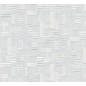 Vliestapete 'MV 4 GO' geometrisches Muster weiß 10,05 m x 0,53 m