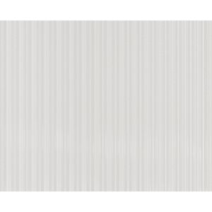 Satintapete "Hermitage 8" Streifen grau 10,05 x 0,53 m