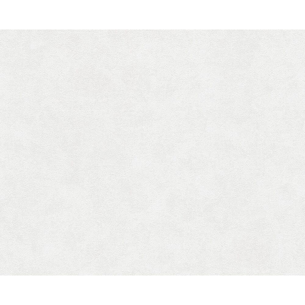 Einfarbige weiße Vliestapete Memory 2