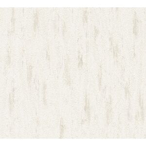 Papiertapete 'Simply White' weiß 53 x 1005 cm
