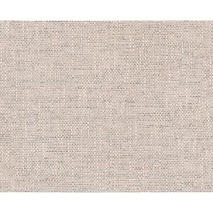 Strukturprofiltapete "Natural Textiles 2" Textil braun/weiß 10,05 x 0,53 m