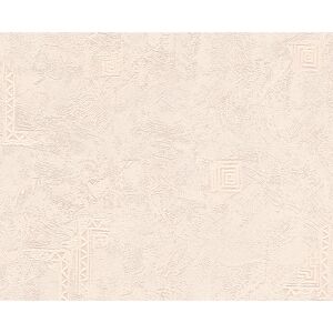 Strukturprofiltapete "Okay 2003" Matt beige 10,05 x 0,53 m