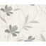 Graues Blumenmuster auf beigem Hintergrund