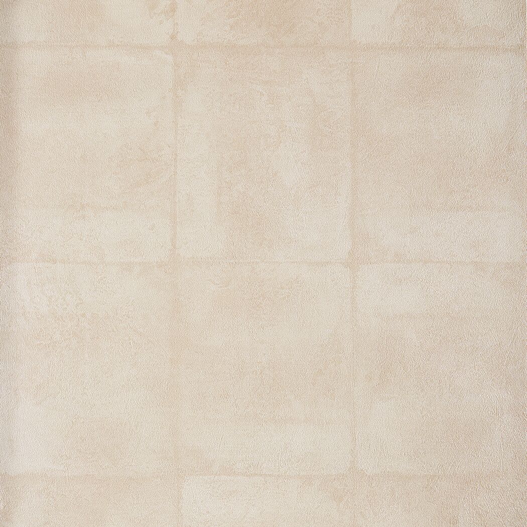 Beige Vliestapete Platinium mit Kachelmuster