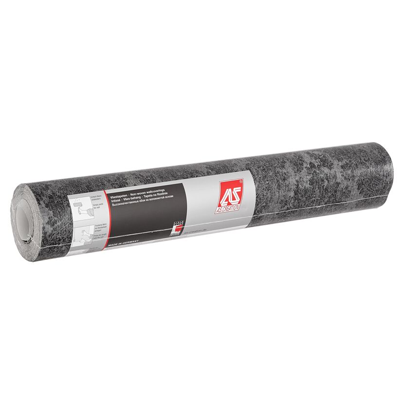Schwarze Vliestapete auf Rolle