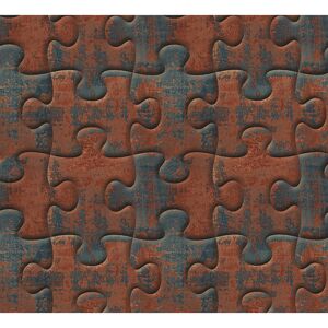 Vliestapete "Oslo" Puzzle braun/grau metallic 10,05 x 0,53 m